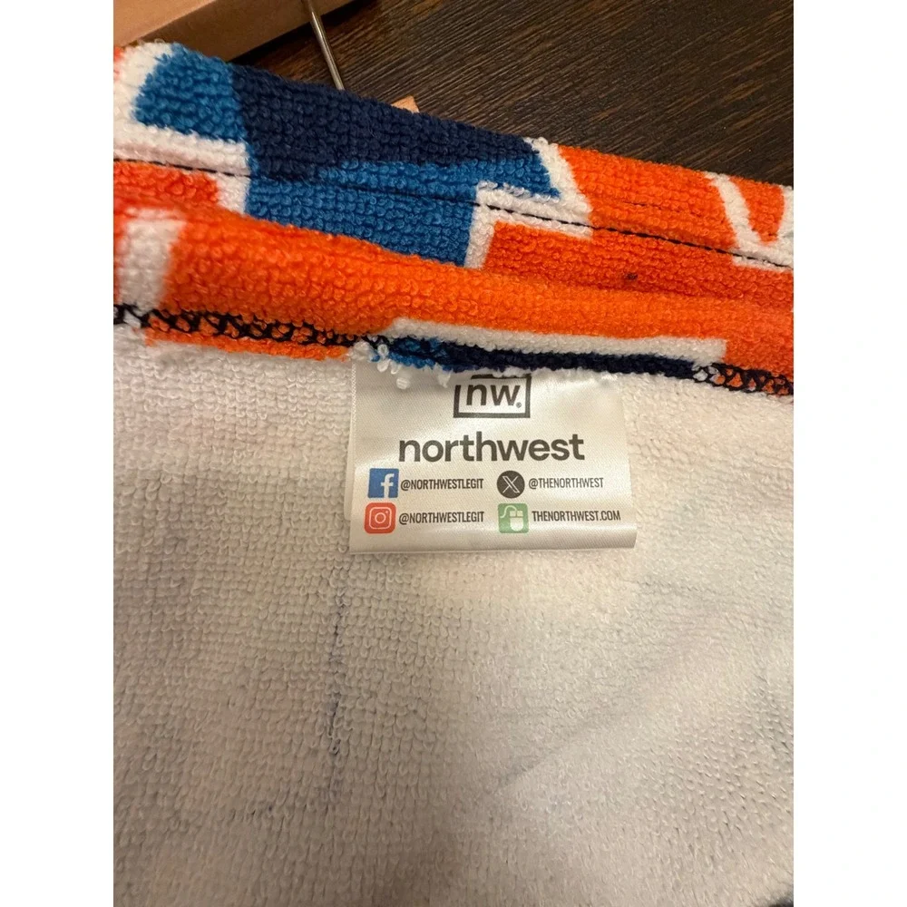 Auburn Tigers Microfiber Beach Towel Northwest War Eagle Blue Orange 40x72 NEW